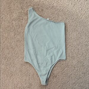 Nikibiki One Shoulder Blue Bodysuit